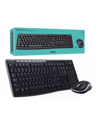 Logitech teclado y raton inalambrico mk270